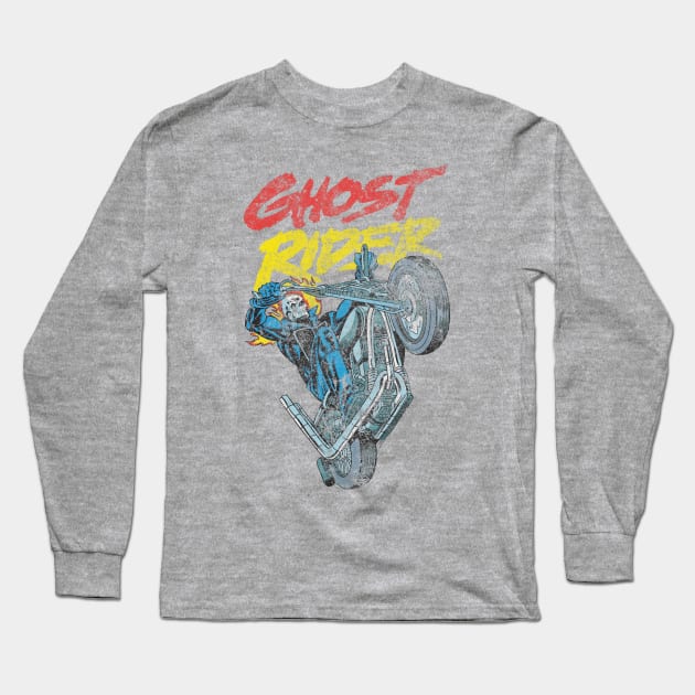 ghost rider classic Long Sleeve T-Shirt by k4k7uz